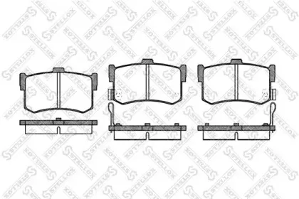 253 002-SX STELLOX Комплект тормозных колодок, дисковый тормоз